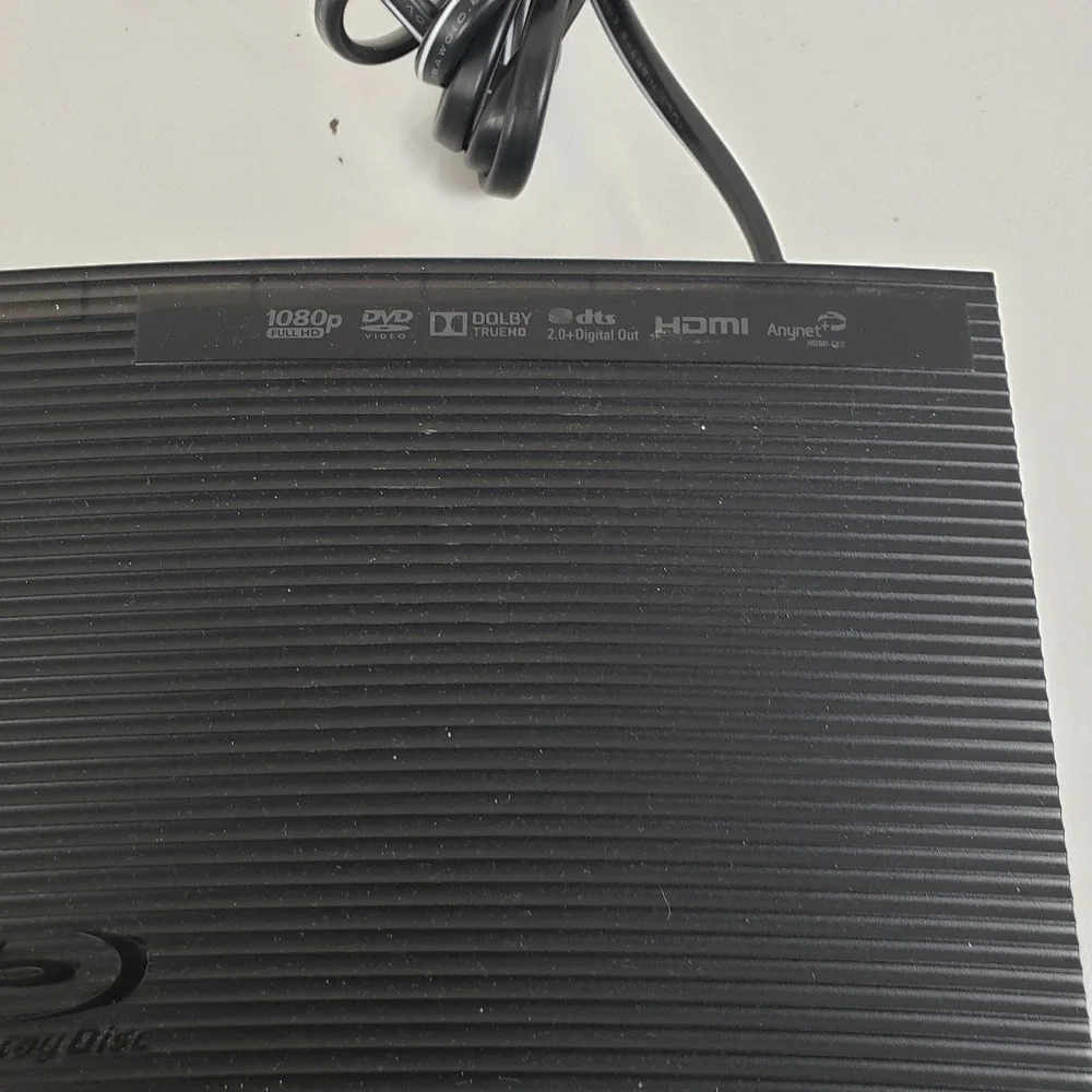 Samsung BD-J5100 Blu-ray Player 1080p Full HD HDMI Anynet+ Black No Remote